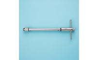 Long-Lasting Ratchet Tap Wrench High Hardness Manual Tool Rust-Resistant T-Handle Tap Wrench Alloy Steel Construction for Machinists, Mechanics, DIY Enthusiasts, Metalworking, Workshop, Auto Repair, Garage