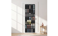 Hanging Pocket Organizer with Hooks Space-Saving Hanging Storage Organizer Heavy-Duty for Closet, Bedroom, Washroom