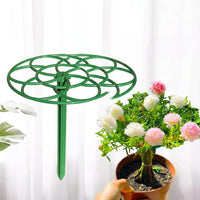 Garden Trellis for Climbing Plants, Durable Plastic Plant Support with Lollipop Ring, Garden Obelisk and Plant Stakes, Indoor Plant Support