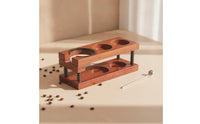 Espresso Pressing Station Multiple Recesses Coffee Tamper Organizer Storage Compartments Portafilter Holder