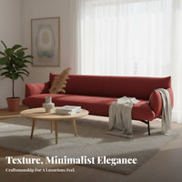 Curved cumulus Sofa Nordic aesthetic Couch Soft Cushions Living Room Furniture for Apartment Dwellers, Homeowners, Hotel Lobby, Showroom, Home leisure