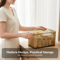 Clear Storage Box with Lid High Clarity Transparent Lidded Container