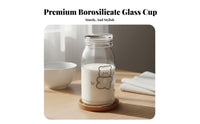 Minimalist Design Cute Bear Water Cup Great Gift Cartoon Bear Cup Reusable for Students, Young Adults, School, Office, Outdoor