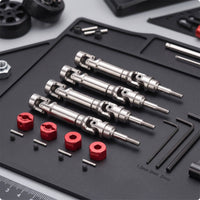 4 Pieces Drive Shafts Universal Joint RC Driveshafts Modular Hardware