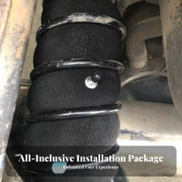 Adjustable Height Car Coil Increases Load Capacity Shock System Lift Protects Chassis Shock Absorber Bag Noise Reduction for DIY Mechanics, Auto Enthusiasts, Drivers, Transport Ing Loads, Away from Pavement-Road, Daily Driving, Garage