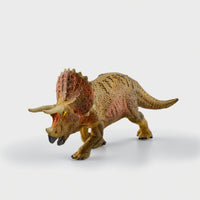 Triceratops Figurine Realistic Triceratops Model Dinosaur Figurine Plastic Dinosaur Figure Accurate for Collectors, Shelf Decor