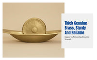 Thickened Brass Medicine Grinding Trough, Herbal Pharmacy Tool, Traditional Chinese Medicine, sturdy