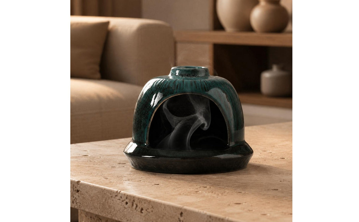 Palo Wood Holder Decorative Ceramic Incense Holder Calming Atmosphere