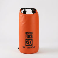 Waterproof Bag with Shoulder Straps Lightweight Roll-Roll-Top Seal Bag Heavy-Duty for Kayakers, Swimmers, Kayaking, Boating, Camping