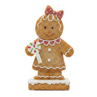 Gingerbread Man Figurine Resin Gingerbread Figurine Cute for Hosts