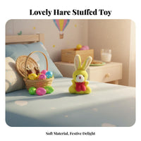12 Pieces Bulk Pack Soft Bunny Keychain Colorful Assortment Stuffed Rabbit Keychain Hanging Design for Girls, Teens, Backpack Decoration