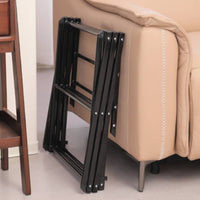Foldable Folding Clothes Drying Rack Telescopic Clothes Drying Rack with Hanging Bar Multi-Tier Organizer Adjustable for Apartment