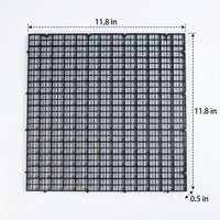 Oval-grid Crate Stackable Filter Board, 30cm Divider for Fish and Turtle Habitats, Resistant Dividers for Aquatic Environments