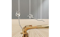 Marching Saxophone Lyre Adjustable Alto Saxophone Music Holder Alto Sax Sheet Music Holder Lightweight Clamp-on Instrument Lyre
