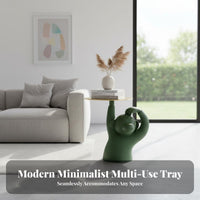 primateShaped Stand creature Theme Side Table Creative Design Modern design for Home Decor lovers, Bedroom, Balcony, Entryway