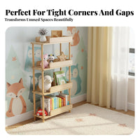 Space-Saving Fabric hammock book display Childsuitable for children Design Storage Rack Sturdy Construction Book Organizer Easy to Assemble for children, Toddlers, Parents, Bedroom, Playroom, Kindergarten, Homeschooling Area