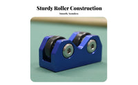 2 Pieces Accurate Measurement Pool Cue Straightness Checker High Precision Cue Straightness Checker Effortless Rolling