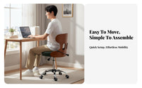 Armless Adjustable rotate Chair Comfortable padding Office Furniture for Bedroom
