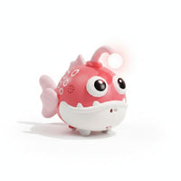 Sound Activated Electric Clownfish Toy Rounded Edges Light-up Clownfish Toy Plastic Finish Electronic Electric Aquatic Creature Auto Driving for Children