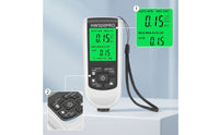 Handheld Coating Thickness Gauge Digital Thickness Tester with Lanyard Backlit Tool Portable for Workshop