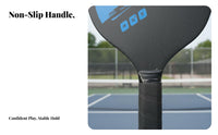 Lightweight Design Pickleball Set 2 Paddles 4 Balls Comfort Grip Handle Wooden Pickleball Paddles Long-Lasting Border Guard for Beginners