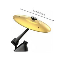 2 Pieces Easy Install Air Vent Drum Cymbal Compact Size Car Vent Cymbal Stable Mount Hand Percussion Fun Decoration