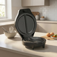 Compact Clamshell Omelette Maker Indicator Lights Electric Omelette Maker Hinged Lid Frittata Pan 1000 W