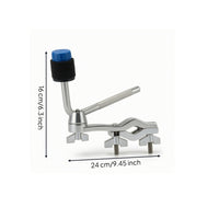 Rotary Cymbal Extension Clamp Geared Drum Cymbal Extension Stand Compact Hardware Secure for Drummers, Practice Rooms