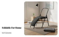 Back Support Iyengar Exercise Chair Multi-Functional Exercise Backbend Assistant Assisted Stretching Exercise Auxiliary Chair Deepens Stretches for Seniors, Home Gym