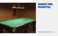 Billiard Table Rail Set, Wood Frame, Steel Bank Padding, Snooker Accessory
