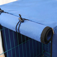 Dog Cage Cover, Waterproof Material Cat Cage Cover, Windproof Crate Cover for Wire, Indoor Outdoor Cage Cover with Roll-Up Front Door