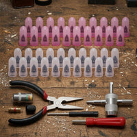 40 Pieces Tubeless Tire Repair Kit Cap Tire Plug Kit Easy to Use Vehicle Maintenance for Cars, Electric Bikes