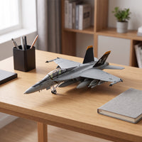 Collectible F/A-18 Model Aircraft Detailed Aircraft Model Static Realistic for Desk, Shelf