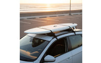 No-Drill Installation Foldable Kayak Roof Rack Easy Install Paddle Board Rack Universal Fit Kayak Roof Carrier Secure Transport for Car Travel, Road Trip