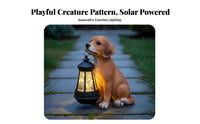 Weatherproof Duck Figurine with Solar Light Weather-Resistant Duck Garden Light Warm Ambient Radiance Mother and Duckling Solar Lantern Charming Design for Creature Lovers, Homeowners, Gift Givers, Yard, Patio, Porch, Pathway