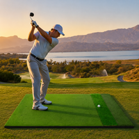 golf hitting mat