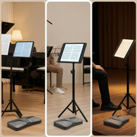 Handshands-off Page Turner Foot Pedal Mini Sheet Music Page Turner Low-Height Bluetooth Foot Pedal Stable for Pianists, Guitarists, Performers