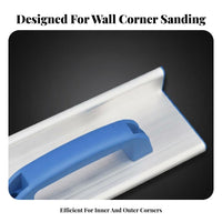 Self Design Drywall Corner Tool High Hardness Aluminum Sandpaper Holder Long-Lasting Inside Corner Sanding Block Easy Grip for Construction Workers, DIY Enthusiasts, Professionals, Home Renovation, Workshop, Woodworking
