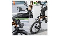 Aluminum Alloy Front Light Bracket with Action Camera Interface Compatible Bike Light Mount Easy to Install Lightweight for Cyclists, Commuters, Night Riding, Commuting, Folding Bikes