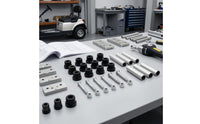 Golf Cart Hardware Kit Machined Small Vehicle Repair Kit with Sleeves for Mechanics