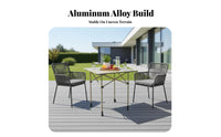 Adjustable Height Folding Table Foldable Portable Aluminum Camping Table Multi-Functional for Street Vendors, Journeyers, Travel, Backyard, Tailgating