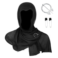 Lightweight Wrap Scarf Delicate and Fine Gauze Shawl Skin-Friendly Gauze Scarf for Headwear
