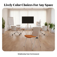 Space-Saving Design Armless Stackable Chair Minimalist Design Armless Stacking Chair Stable Structure Training Room Seat Sturdy Construction for Students, Event Attendees, Facility Managers, Reception Area, School, Auditorium