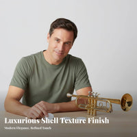 3 Pieces Multiple Materials Available Mother-of-Pearl Shell Trumpet Key Button Hand Polished Mother-of-Pearl Shell Valve Cap Natural