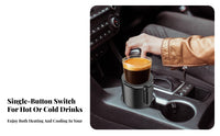 Car Cup Chiller and Heater Quick Temperature Control Car Beverage Chiller and Warmer 2-in-1 Vehicle Beverage Holder