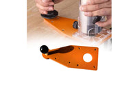 Triangle Design Trim Router Base Plate Accurate Routing Bakelite Balance Plate Precision Machining Woodworking Tool Clear Visibility for Woodworkers