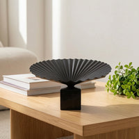 Pleated Fruit Bowl Modern Dish Stylish for Coffee Table