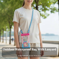 Cartoon Waterproof Phone Protector Buoyant Waterproof Phone Protector Floats for Beach Goers, Vacationers, Rafting, Water Park, Snorkeling