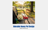 Dog Waste Bag Dispenser, Degradable Thick Pet Outdoor Waste Bag, Cartoon Plush Holder for Dog Walks