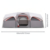 Outdoor Camping Two-Room Tent Big Tent with Storage Bag Spacious for Family